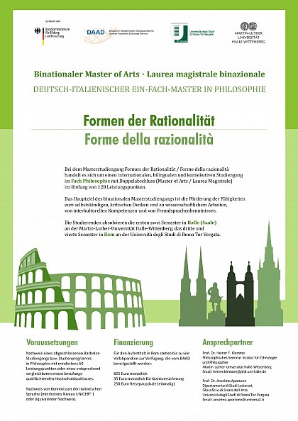 Plakat Formen der Rationalität